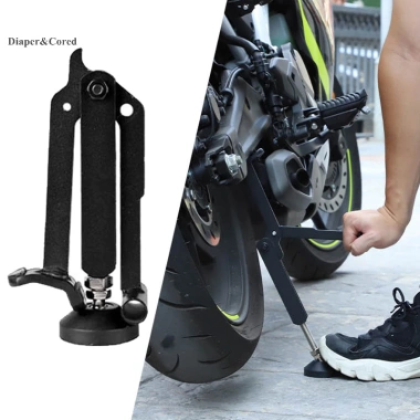 Khung hỗ trợ xe máy gấp Lifg - Gập lại, nâng chân, đế ổn định, 263.780 VND