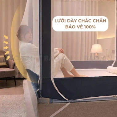 Khung INOX 304 Màn Không Khoan Tường - Mùng Chống Muỗi, Côn Trùng, Bảo Hành 18 Tháng, 201.000₫ 5