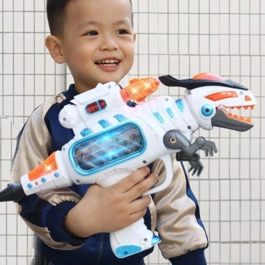 Khủng long robot cầm tay có nhạc và đèn sôi động - Giá ưu đãi 155.000 VND