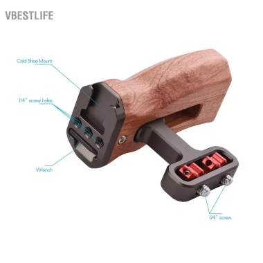 Khung Máy Ảnh Đa Năng VBESTLIFE – Tay Cầm Gỗ Trái/Phải, 1/4 Lỗ Vít Giày Lạnh 9