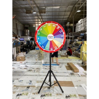 Khung Nặng Vòng Quay Trúng Thưởng D80cm/60cm - Mini Game Tất Niên, Vòng Quay May Mắn Tiệc, Giá Ưu Đãi 734k