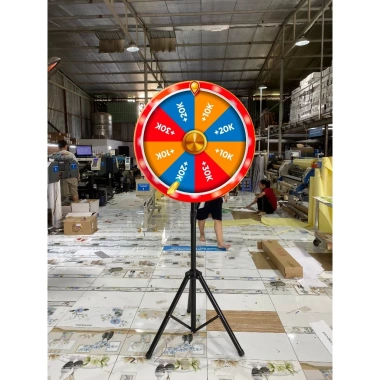 Khung Nặng Vòng Quay Trúng Thưởng D80cm/60cm - Mini Game Tất Niên, Vòng Quay May Mắn Tiệc, Giá Ưu Đãi 734k 3 Khung Nặng Vòng Quay Trúng Thưởng D80cm/60cm - Mini Game Tất Niên, Vòng Quay May Mắn Tiệc, Giá Ưu Đãi 734k 3