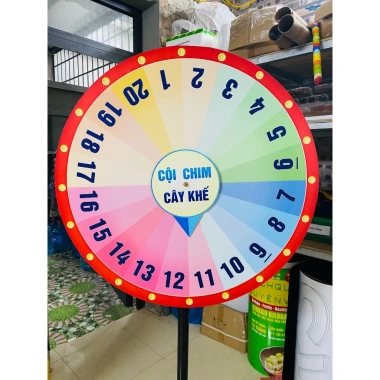 Khung Nặng Vòng Quay Trúng Thưởng D80cm/60cm - Mini Game Tất Niên, Vòng Quay May Mắn Tiệc, Giá Ưu Đãi 734k