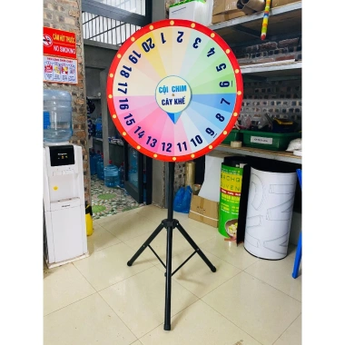 Khung Nặng Vòng Quay Trúng Thưởng D80cm/60cm - Mini Game Tất Niên, Vòng Quay May Mắn Tiệc, Giá Ưu Đãi 734k