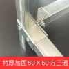 Khung phòng tắm không hàn 50 ống vuông cố định, khóa khớp nối, ngói thép dày, đầu nối dày, màu khung đa dạng - Giá ưu đãi 238.172 VND