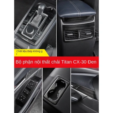 Khung trang trí thép không gỉ đen cho Mazda CX-30 - Giá 102.666 VND, giảm ngay 2