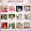 Khung Tranh Rót Cát Đám Cưới Nghi Lễ Gắn Kết Độc Đáo, In Theo Yêu Cầu, Tặng Cát 8
