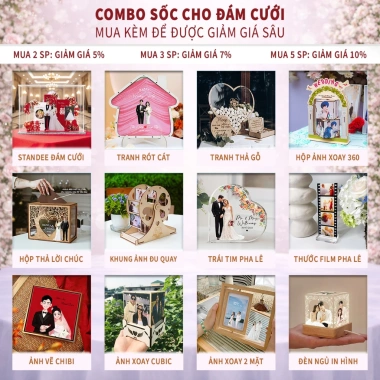 Khung Tranh Rót Cát Đám Cưới Nghi Lễ Gắn Kết Độc Đáo, In Theo Yêu Cầu, Tặng Cát