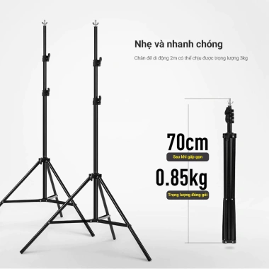 Khung treo phông nền U size rộng – Chụp ảnh, quay video, lookbook, livestream, tặng 4 kẹp + túi, giá 196.460₫