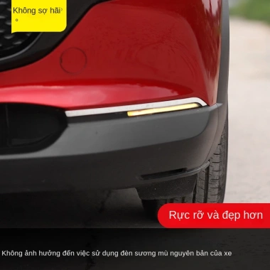 Khung Viền Đèn Pha Trước Thép Không Gỉ cho Mazda CX-30 - Giá ưu đãi 249.333 VND 2