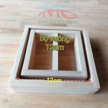 Khuôn bánh chưng gỗ Dày Đặn Cứng Cáp - Đa kích thước 12-20cm, giá 11.000 VND 10
