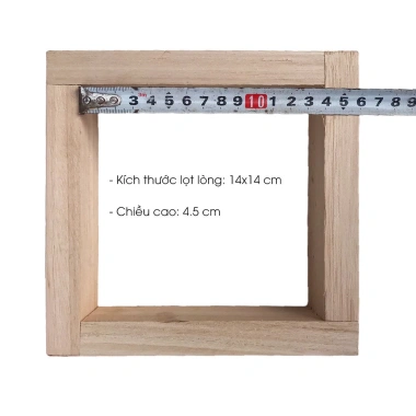 Khuôn bánh chưng gỗ DÀY DẶN CỨNG CÁP đa kích thước 12‑20 cm tiện lợi MINAKID