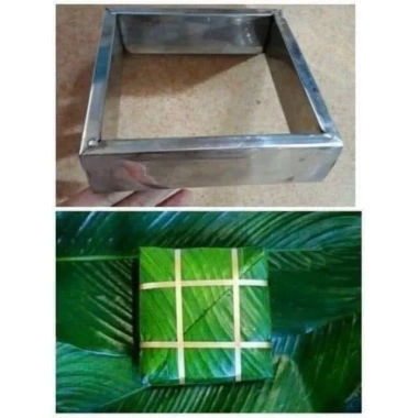 Khuôn Bánh Chưng Inox 15x15cm - Gói Đơn Giản Tiết Kiệm Thời Gian, Giá 35.000₫