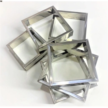 Khuôn Bánh Chưng Inox Siêu Bền, Vuông Tiện Lợi, Không Ẩm Mốc - Freeship