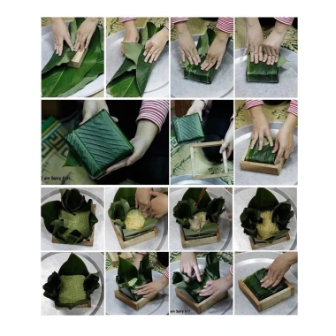 Khuôn Bánh Chưng Thông Minh Cao Cấp Gỗ Tự Nhiên Đánh Vuông Giá 16.000