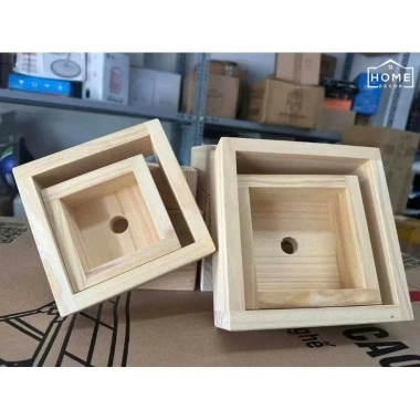 Khuôn Bánh Chưng Thông Minh Cao Cấp Gỗ Tự Nhiên Đánh Vuông Giá 16.000
