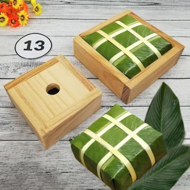 Khuôn Bánh Chưng Thông Minh Gỗ Tự Nhiên 15.5x15.5x4.5cm - Giá chỉ 60.000đ