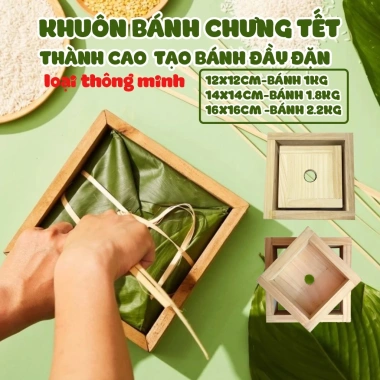Khuôn Bánh Chưng Thông Minh – Tạo Bánh Vuông Đậm Đà 1kg‑2.2kg, Độ Dày Đủ, Giá Ưu Đãi 109k Khuôn Bánh Chưng Thông Minh – Tạo Bánh Vuông Đậm Đà 1kg‑2.2kg, Độ Dày Đủ, Giá Ưu Đãi 109k