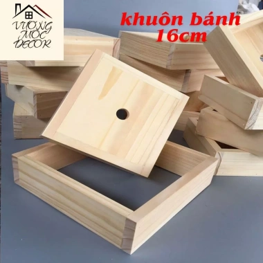 Khuôn bánh chưng vuông 16cm - Dễ dùng, bền đẹp, khuôn gói truyền thống, chỉ 70.000₫