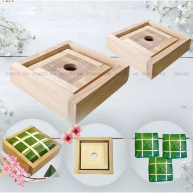 Khuôn Bánh Chưng Vuông Thông Minh Gỗ Thông Tự Nhiên TUấn ANH - Giảm Giá 100k 9 Khuôn Bánh Chưng Vuông Thông Minh Gỗ Thông Tự Nhiên TUấn ANH - Giảm Giá 100k 9
