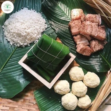 Khuôn bánh chưng vuông thông minh - Gỗ tự nhiên an toàn sức khỏe, giảm còn 47.000đ