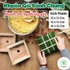 Khuôn Bánh Chưng Vuông Thông Minh - Gỗ Tự Nhiên, Đánh Giá Cao, Giá Chỉ 47.000đ