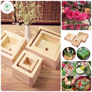 Khuôn Bánh Chưng Vuông Thông Minh - Gỗ Tự Nhiên, Đánh Giá Cao, Giá Chỉ 47.000đ 7