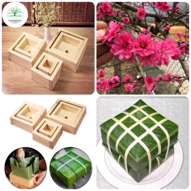 Khuôn Bánh Chưng Vuông Thông Minh - Gỗ Tự Nhiên, Đánh Giá Cao, Giá Chỉ 47.000đ 8
