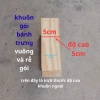 Khuôn bánh trưng vuông thông minh gỗ tự nhiên, kích thước chuẩn, bày đĩa Tết đẹp 3