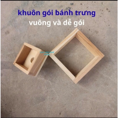 Khuôn bánh trưng vuông thông minh gỗ tự nhiên, kích thước chuẩn, bày đĩa Tết đẹp 7 Khuôn bánh trưng vuông thông minh gỗ tự nhiên, kích thước chuẩn, bày đĩa Tết đẹp 7
