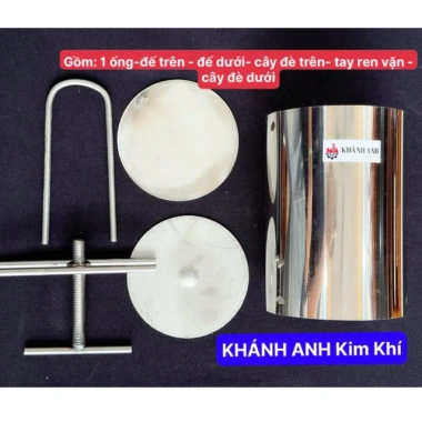 Khuôn Bó Giò Thủ Inox 304 KHÁNH ANH - Dày chắc, không rỉ sét, làm giò chả 0,5-1kg 6