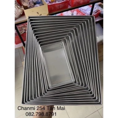 Khuôn chữ nhật đế liền 5cm - Đủ size, chất lượng cao, giá chỉ 52.000đ