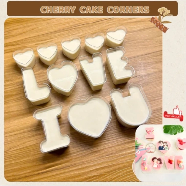 Khuôn Chữ Nhựa IU LOVE Bánh Kem, Tiramisu, Mousse, Panna Cotta – Giá 66.000đ không hộp