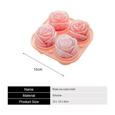 Khuôn Đá Viên Silicone 4 Lưới Hình Hoa Hồng - Tạo Đá Lạnh Sáng Tạo, Giá Ưu Đãi 26.400₫ 3 Khuôn Đá Viên Silicone 4 Lưới Hình Hoa Hồng - Tạo Đá Lạnh Sáng Tạo, Giá Ưu Đãi 26.400₫ 3