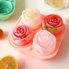 Khuôn Đá Viên Silicone 4 Lưới Hình Hoa Hồng - Tạo Đá Lạnh Sáng Tạo, Giá Ưu Đãi 26.400₫ 6