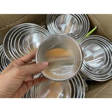 Khuôn gia công tròn đế rời nướng bánh gato – Bền, dễ tháo, giảm 20% chỉ 50.000₫
