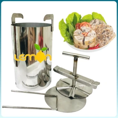 Khuôn giò chả inox cao cấp 500g-1Kg - làm giò nhanh, giá chỉ 63.000 VND 5 Khuôn giò chả inox cao cấp 500g-1Kg - làm giò nhanh, giá chỉ 63.000 VND 5