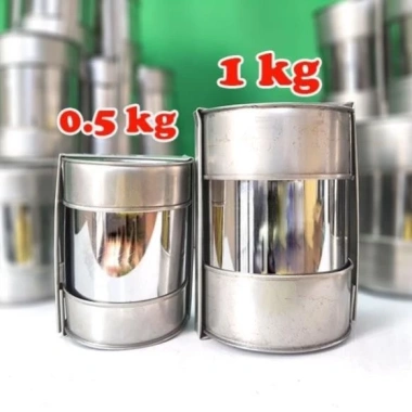 Khuôn Giò Chả Lụa 0.5-1kg thép không gỉ - Tiện lợi, bền bỉ, chất lượng cao, giảm giá 55k