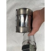 Khuôn Giò Chả Tròn Ống Inox 430 - 0.5kg, cao 11.3cm, kèm đai kẹp, đường kính đa dạng, giá 47.000₫