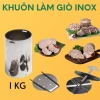 Khuôn Giò Inox Cao Cấp 1kg-2kg - Dễ Dàng Làm Giò Xào, Giò Thủ, Giá Ưu Đãi 48k 5