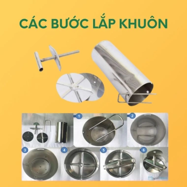 Khuôn Giò Inox Cao Cấp 1kg-2kg - Dễ Dàng Làm Giò Xào, Giò Thủ, Giá Ưu Đãi 48k