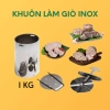 Khuôn Giò Inox Cao Cấp 1kg-2kg - Dễ Dàng Làm Giò Xào, Giò Thủ, Giá Ưu Đãi 48k 9