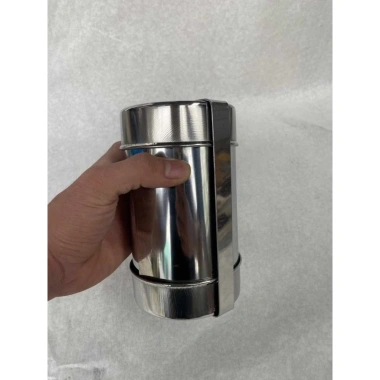 Khuôn Giò Lụa 1kg Inox 430 Cao 13.5cm Đường Kính 10.5cm - Bền Bỉ, Tạo Chả Đẹp, Giá 60.000₫