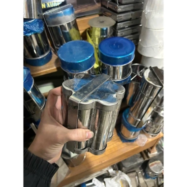 Khuôn Giò Lụa Inox Hình Bông Hoa 5 Lạng - 1Kg Thành Phẩm Đẹp, Giá 59.200 VND