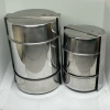 Khuôn giò lụa nắp thụt inox dày 0,5-1kg - Siêu bền, giá chỉ 50.000 VND