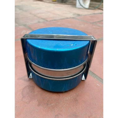 Khuôn giò lụa nắp thụt inox dày 0,5-1kg - Siêu bền, giá chỉ 50.000 VND 8