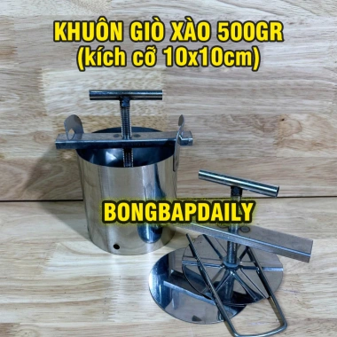Khuôn Giò Thủ Xào Inox Không Gỉ - Đầy Đủ Kích Thước 0.5‑3kg, Dụng Cụ Gói Giò Chả Tết Truyền Thống, Giá 71.000₫