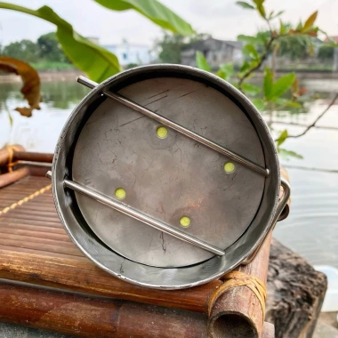 Khuôn giò tròn inox 304 2kg - Cao 25cm, Đường kính 11cm, Bền chắc, Dễ sử dụng, Giá ưu đãi 265k 4