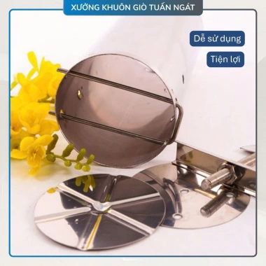 Khuôn giò xào không tai inox 430 - Gọn nhẹ, bền, chịu nhiệt, dễ vệ sinh, an toàn, giá 32.000đ 7 Khuôn giò xào không tai inox 430 - Gọn nhẹ, bền, chịu nhiệt, dễ vệ sinh, an toàn, giá 32.000đ 7