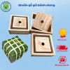 Khuôn gỗ gói bánh chưng vuông cao cấp loại 1 - Tiện lợi, tặng lạt gói bánh, giá chỉ 40.000₫